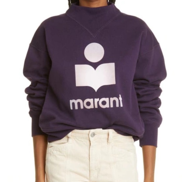 Isabel Marant Deep Purple Knit Top